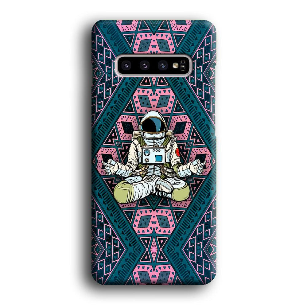 Astronauts Aura of Meditation Samsung Galaxy S10 Plus Case-Oxvistore