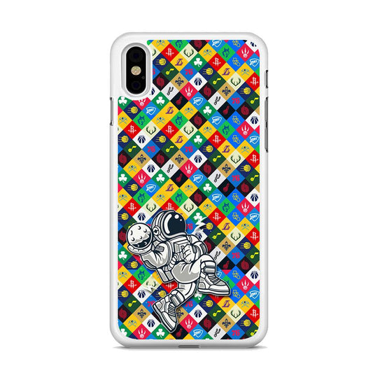 Astronauts Ball of Champion iPhone X Case-Oxvistore