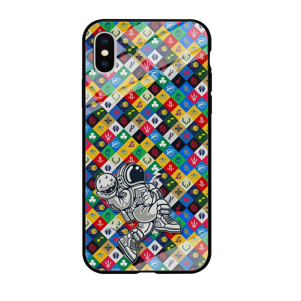 Astronauts Ball of Champion iPhone X Case-Oxvistore