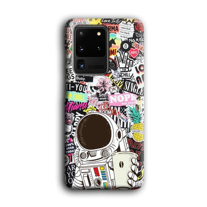 Astronauts Coffee Cheers Samsung Galaxy S20 Ultra Case-Oxvistore