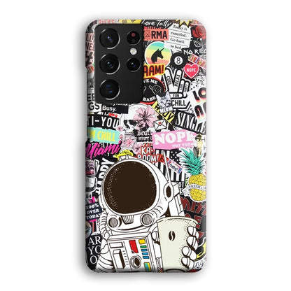 Astronauts Coffee Cheers Samsung Galaxy S21 Ultra Case-Oxvistore