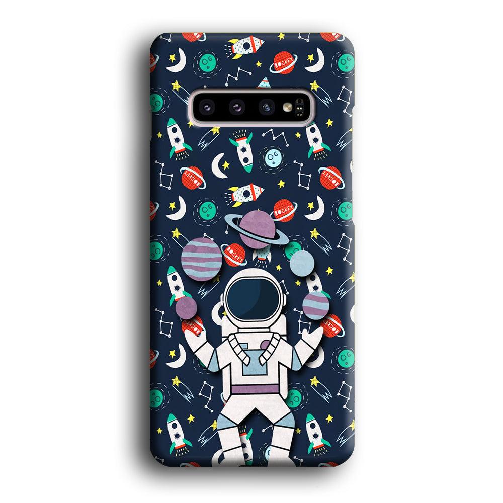 Astronauts Energy in Space Samsung Galaxy S10 Case-Oxvistore