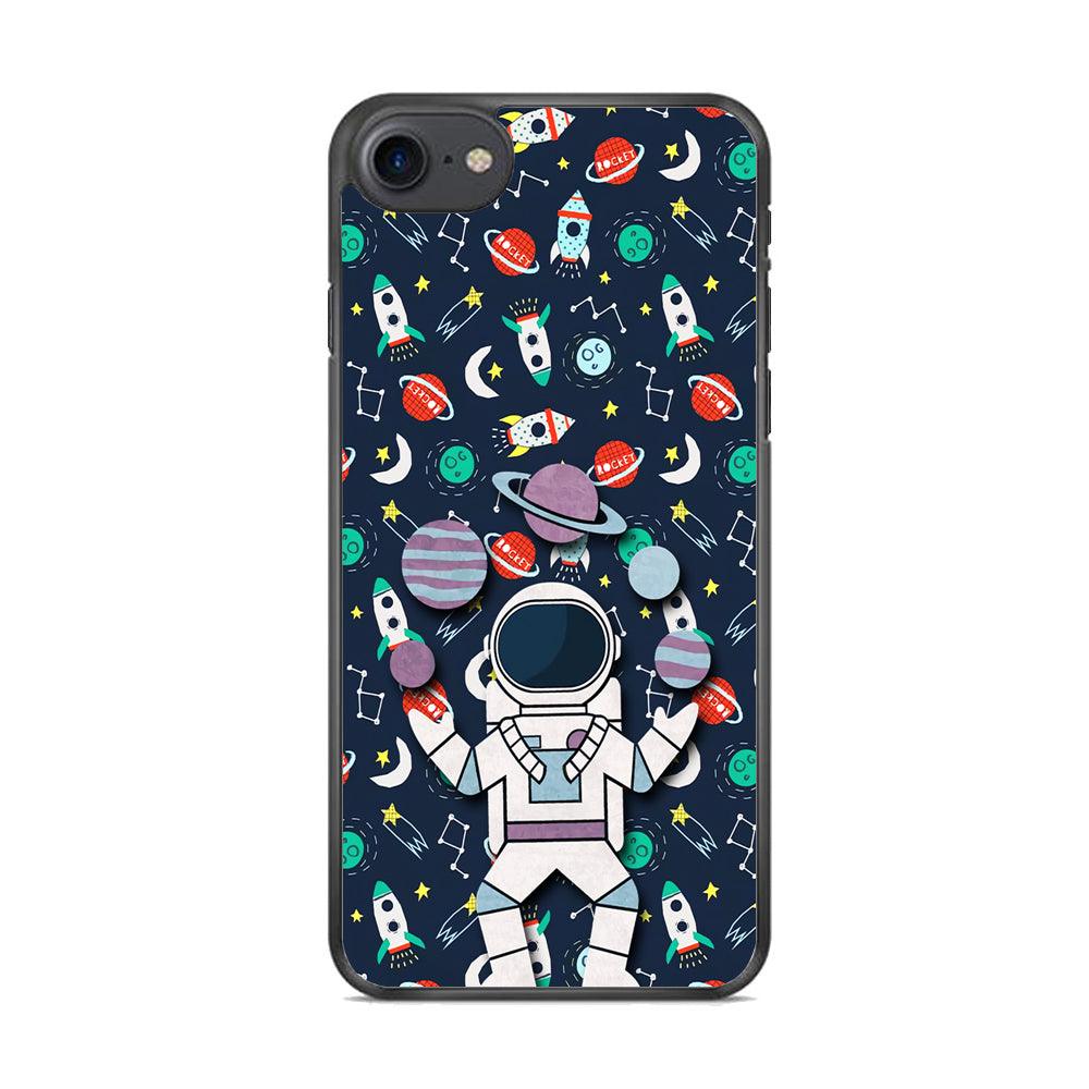 Astronauts Energy in Space iPhone 8 Case-Oxvistore