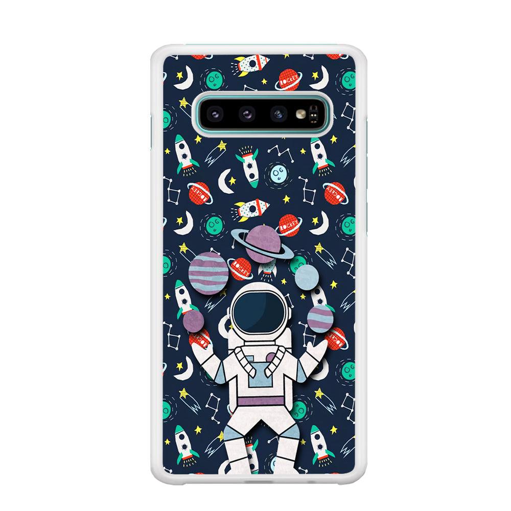 Astronauts Energy in Space Samsung Galaxy S10 Plus Case-Oxvistore