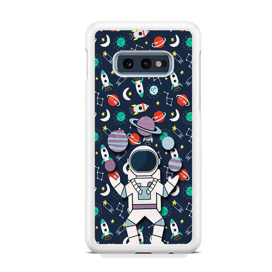 Astronauts Energy in Space Samsung Galaxy S10E Case-Oxvistore