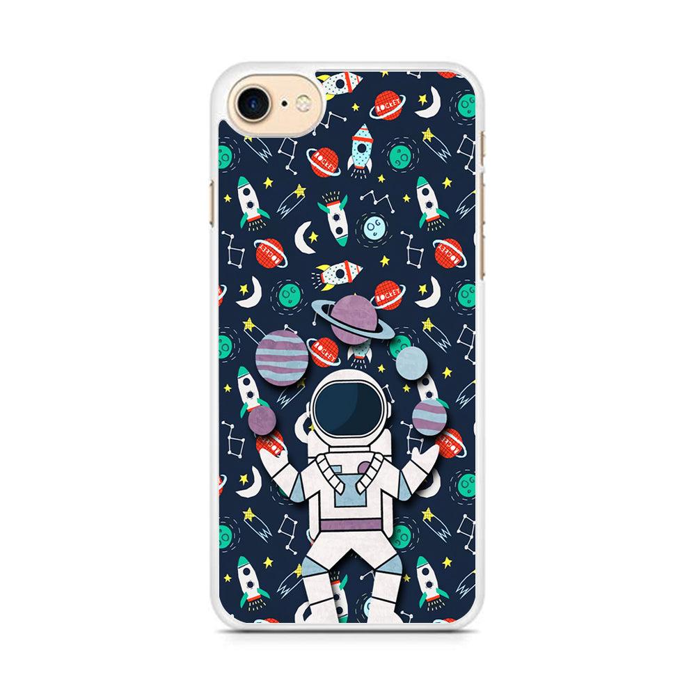 Astronauts Energy in Space iPhone 8 Case-Oxvistore