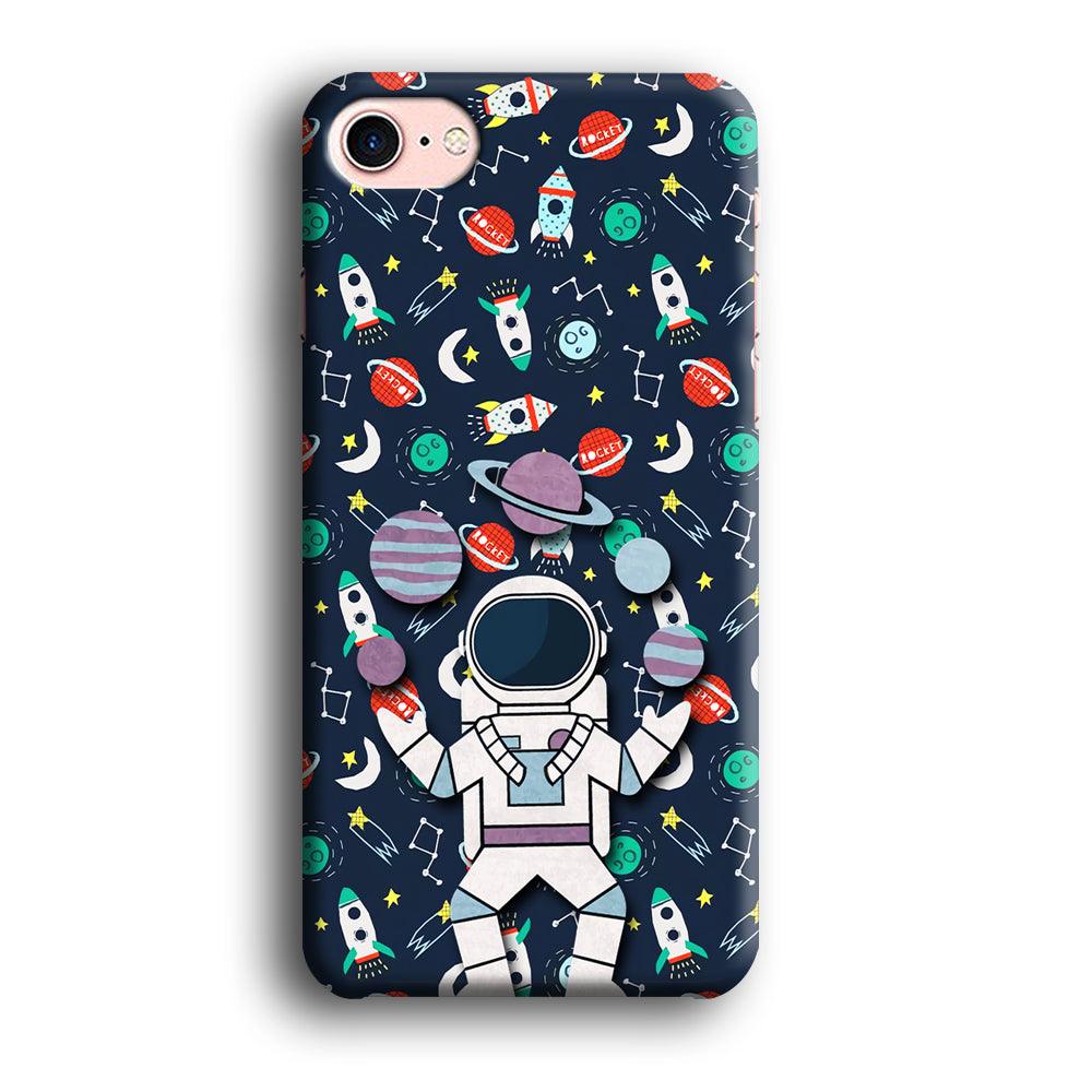 Astronauts Energy in Space iPhone 8 Case-Oxvistore