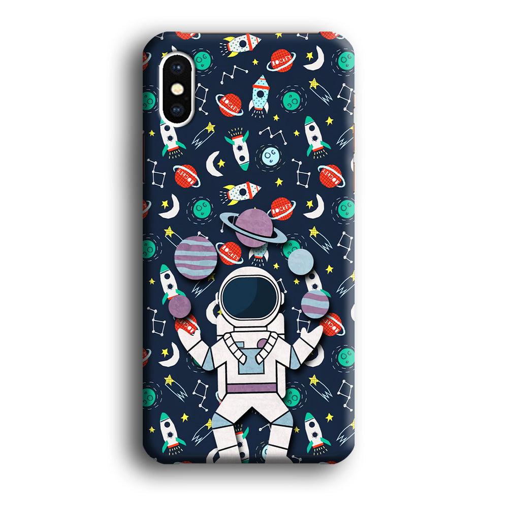 Astronauts Energy in Space iPhone X Case-Oxvistore