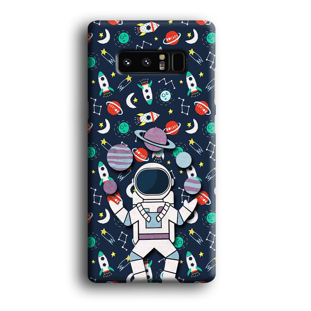 Astronauts Energy in Space Samsung Galaxy Note 8 Case-Oxvistore