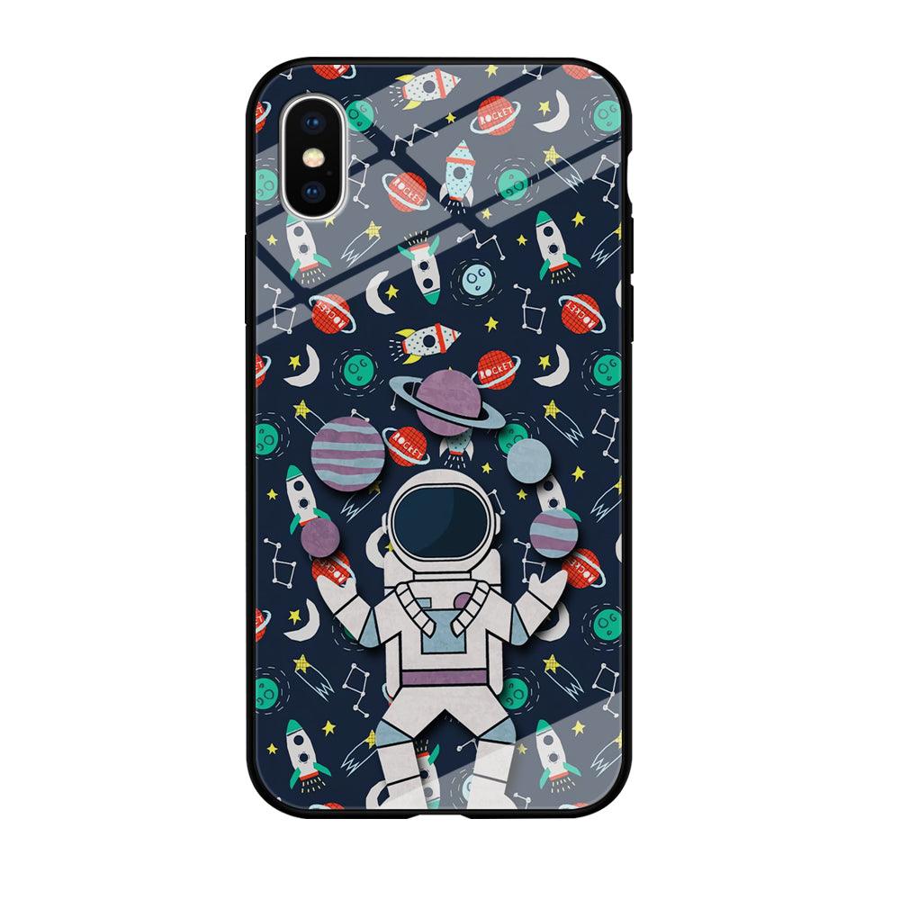 Astronauts Energy in Space iPhone X Case-Oxvistore