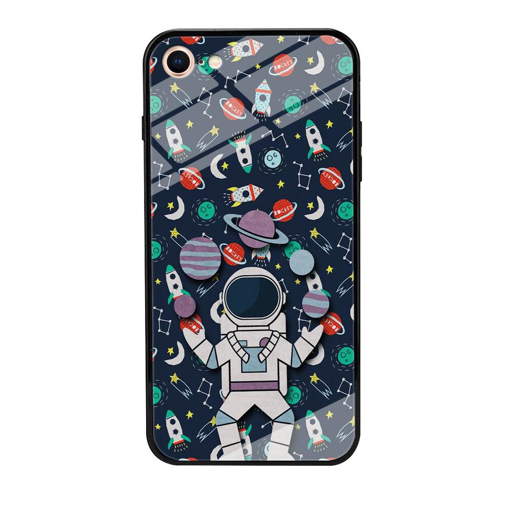 Astronauts Energy in Space iPhone 8 Case-Oxvistore