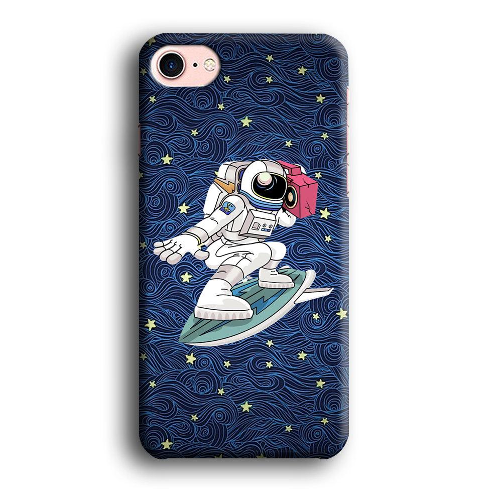 Astronauts Surf Between The Stars iPhone 8 Case-Oxvistore