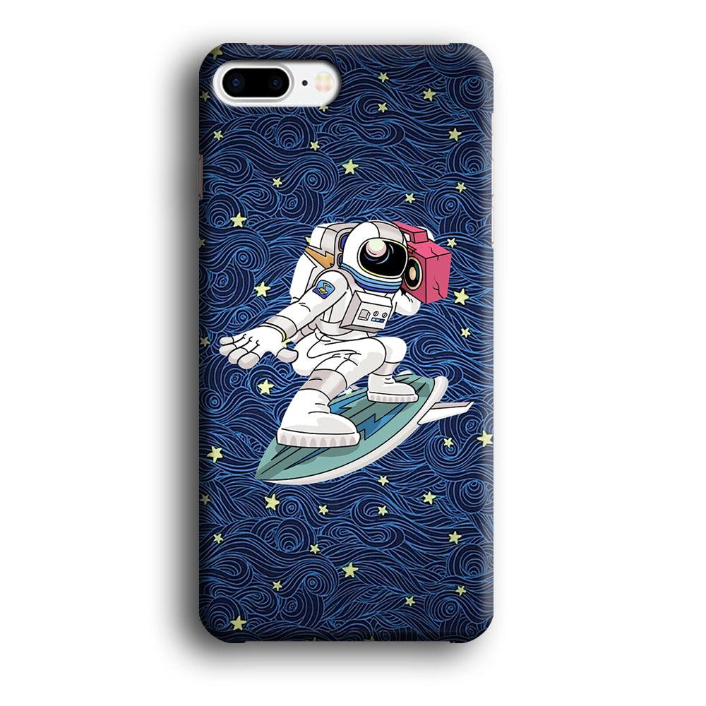 Astronauts Surf Between The Stars iPhone 8 Plus Case-Oxvistore