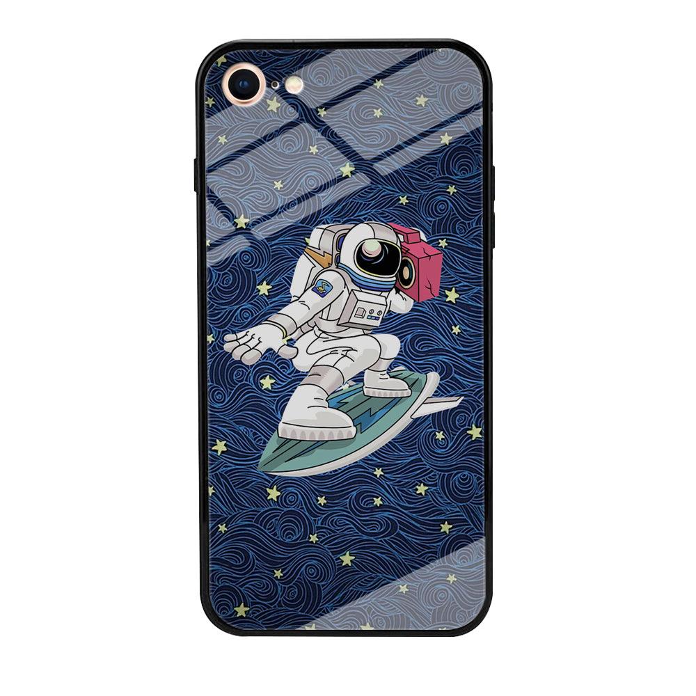 Astronauts Surf Between The Stars iPhone 8 Case-Oxvistore