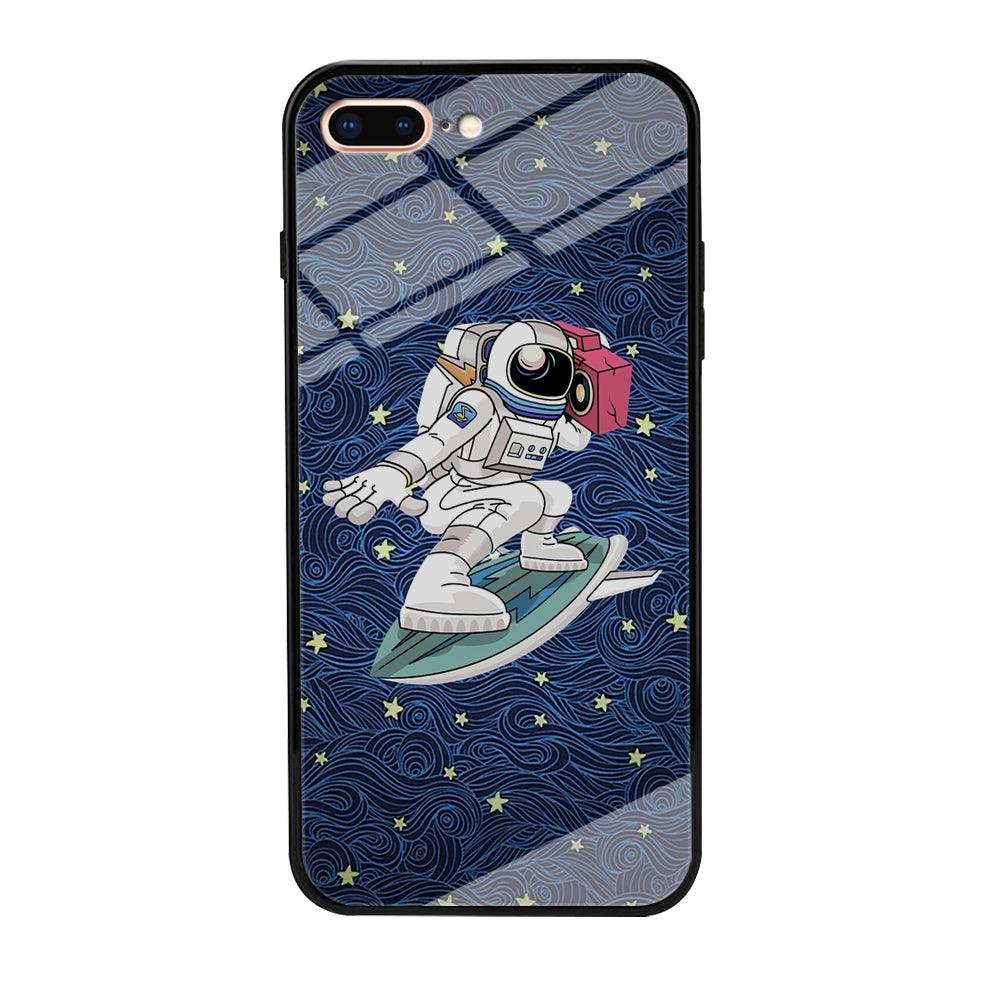 Astronauts Surf Between The Stars iPhone 7 Plus Case-Oxvistore