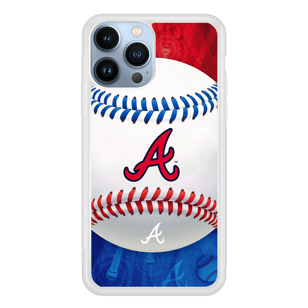 Atlanta Braves Ball 2D Rubber Phone Case