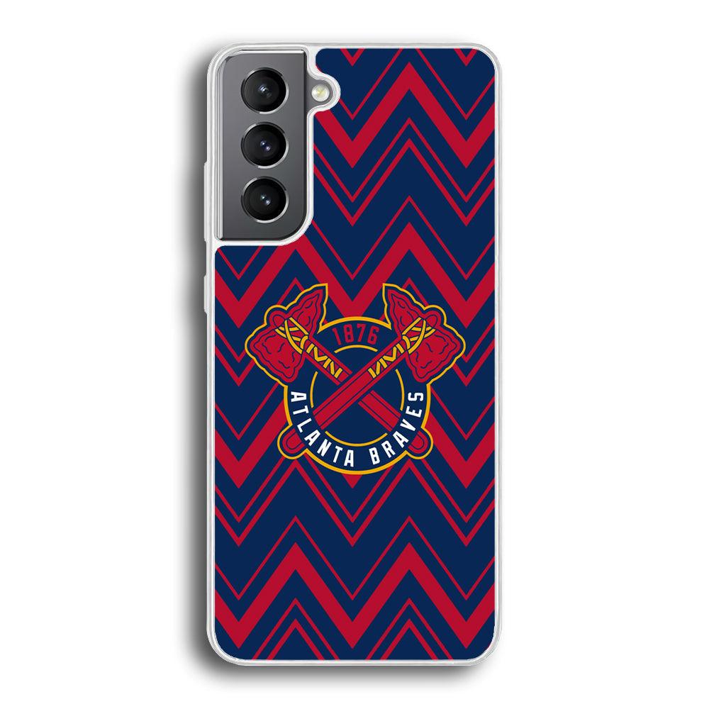 Atlanta Braves Double Power Samsung Galaxy S21 Plus Case-Oxvistore