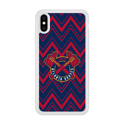 Atlanta Braves Double Power iPhone X Case-Oxvistore