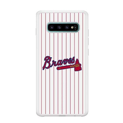 Atlanta Braves The Red Axe Samsung Galaxy S10 Case-Oxvistore