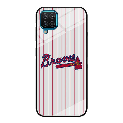 Atlanta Braves The Red Axe Samsung Galaxy A12 Case-Oxvistore