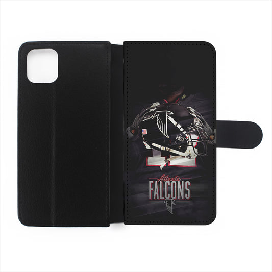 Atlanta Falcons Helmet Flip Wallet Phone Case