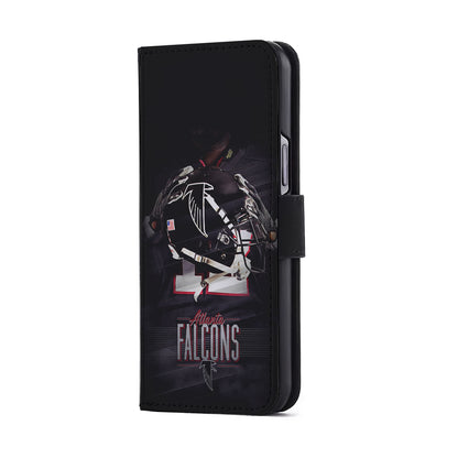 Atlanta Falcons Helmet Flip Wallet Phone Case