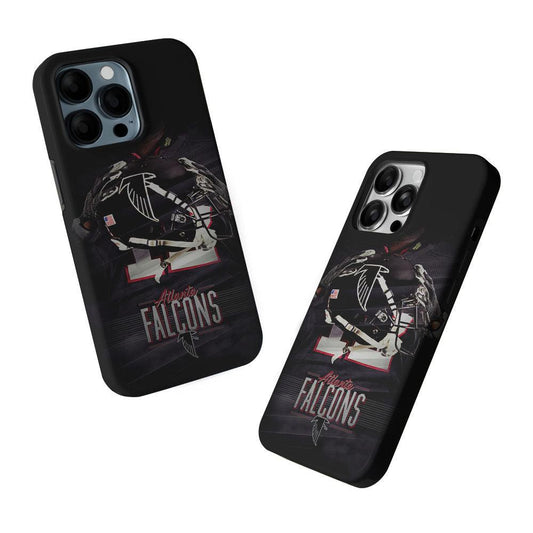 Atlanta Falcons Helmet 2 in 1 Tough Phone Case-Oxvistore