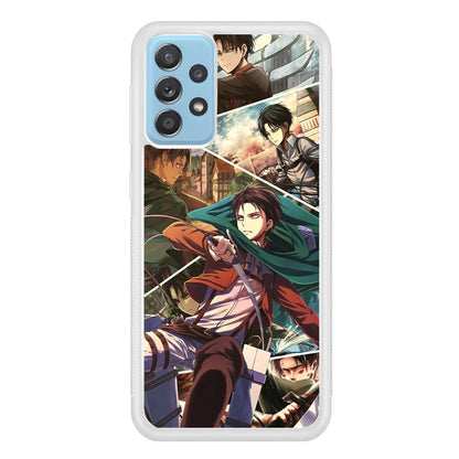 Attack on Titan Collage of Fighter Samsung Galaxy A52 Case-Oxvistore