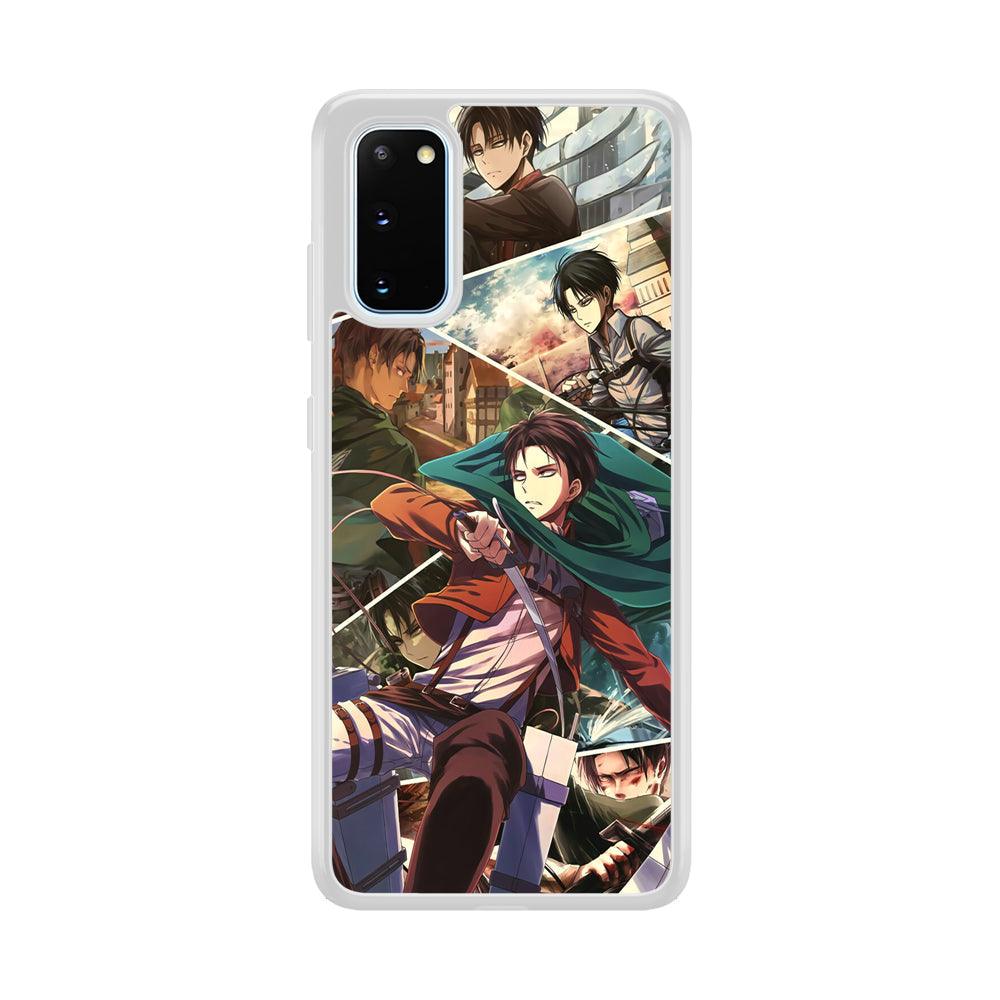 Attack on Titan Collage of Fighter Samsung Galaxy S20 Case-Oxvistore