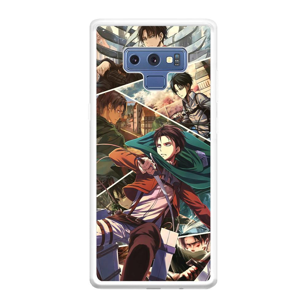 Attack on Titan Collage of Fighter Samsung Galaxy Note 9 Case-Oxvistore