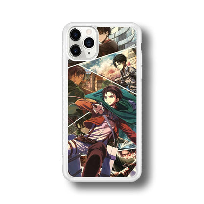 Attack on Titan Collage of Fighter iPhone 11 Pro Case-Oxvistore