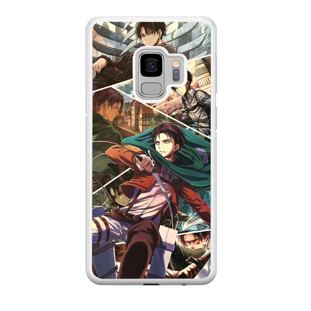 Attack on Titan Collage of Fighter Samsung Galaxy S9 Case-Oxvistore