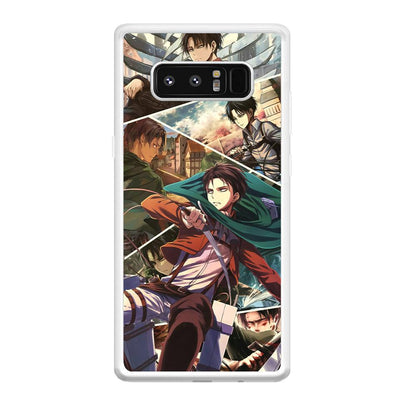 Attack on Titan Collage of Fighter Samsung Galaxy Note 8 Case-Oxvistore