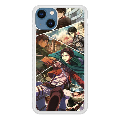 Attack on Titan Collage of Fighter iPhone 13 Case-Oxvistore