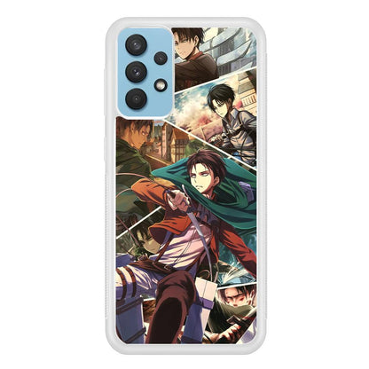 Attack on Titan Collage of Fighter Samsung Galaxy A32 Case-Oxvistore