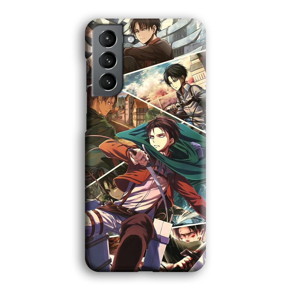 Attack on Titan Collage of Fighter Samsung Galaxy S21 Case-Oxvistore