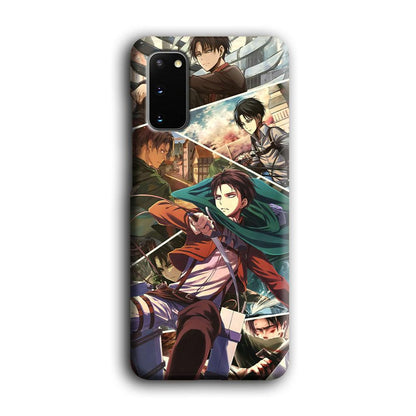 Attack on Titan Collage of Fighter Samsung Galaxy S20 Case-Oxvistore