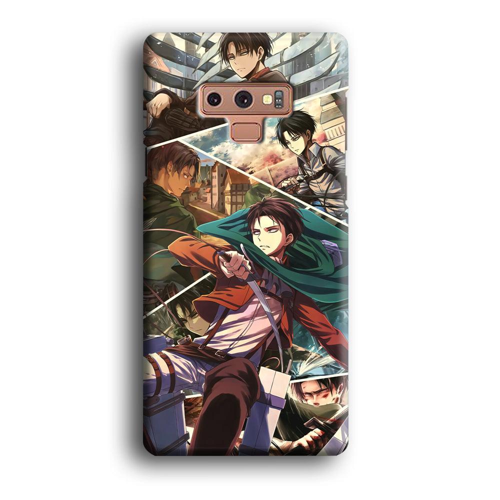 Attack on Titan Collage of Fighter Samsung Galaxy Note 9 Case-Oxvistore