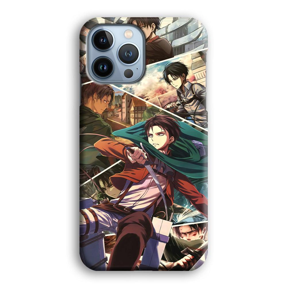 Attack on Titan Collage of Fighter iPhone 15 Pro Max Case-Oxvistore