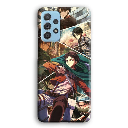 Attack on Titan Collage of Fighter Samsung Galaxy A52 Case-Oxvistore