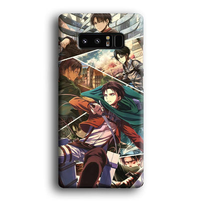 Attack on Titan Collage of Fighter Samsung Galaxy Note 8 Case-Oxvistore