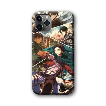 Attack on Titan Collage of Fighter iPhone 11 Pro Case-Oxvistore