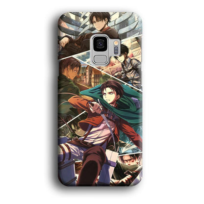 Attack on Titan Collage of Fighter Samsung Galaxy S9 Case-Oxvistore