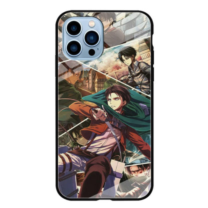 Attack on Titan Collage of Fighter iPhone 13 Pro Case-Oxvistore