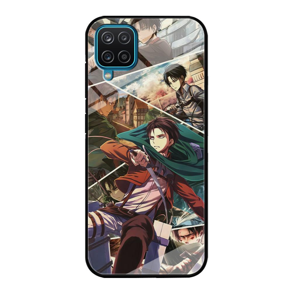 Attack on Titan Collage of Fighter Samsung Galaxy A12 Case-Oxvistore