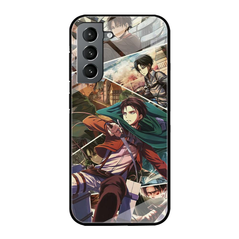 Attack on Titan Collage of Fighter Samsung Galaxy S21 Plus Case-Oxvistore