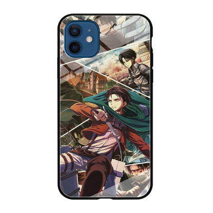 Attack on Titan Collage of Fighter iPhone 12 Case-Oxvistore