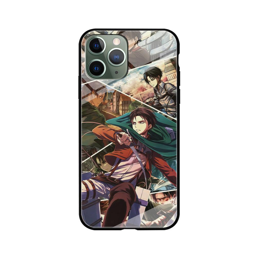 Attack on Titan Collage of Fighter iPhone 11 Pro Case-Oxvistore