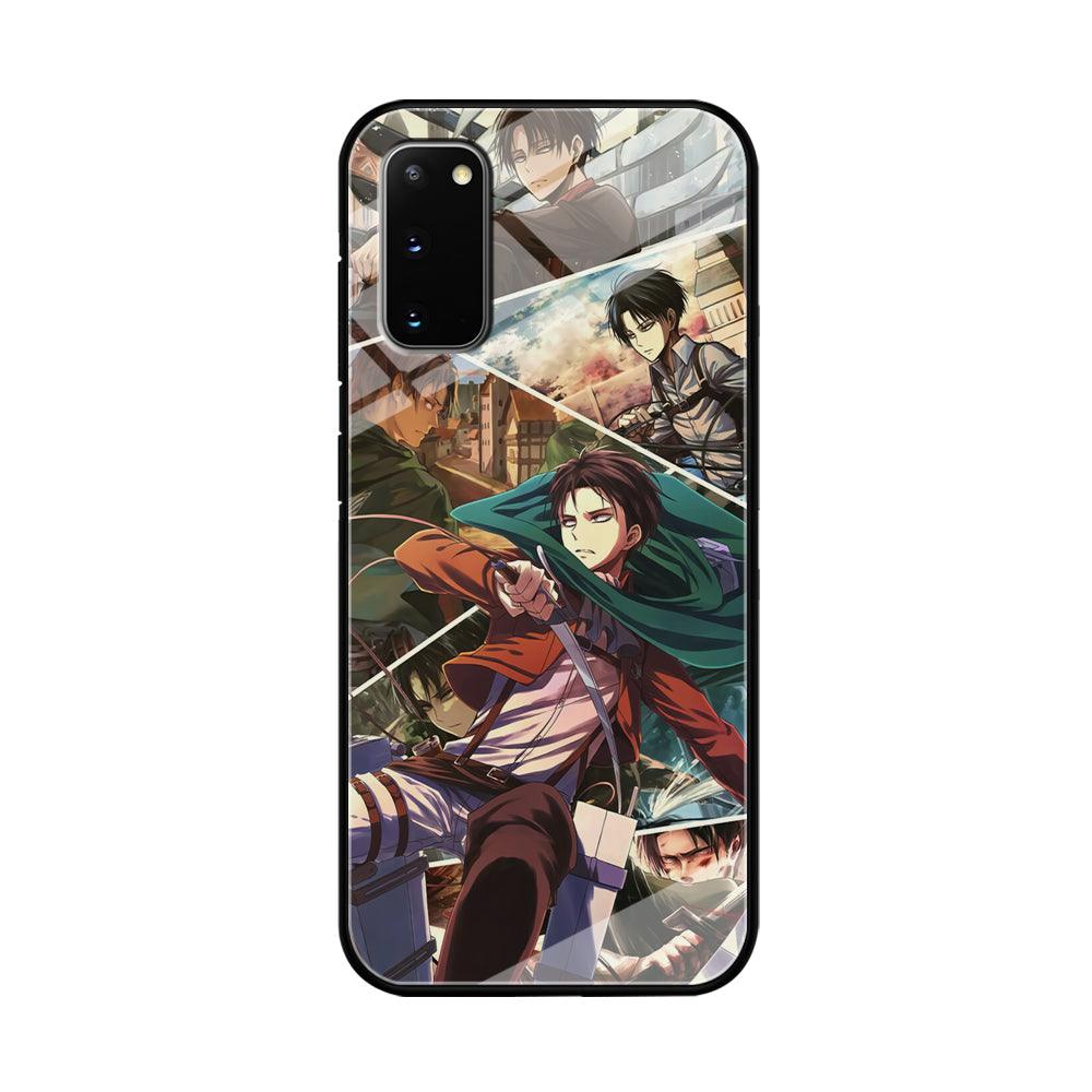 Attack on Titan Collage of Fighter Samsung Galaxy S20 Case-Oxvistore