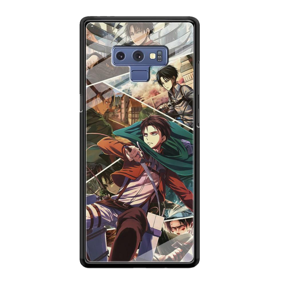 Attack on Titan Collage of Fighter Samsung Galaxy Note 9 Case-Oxvistore